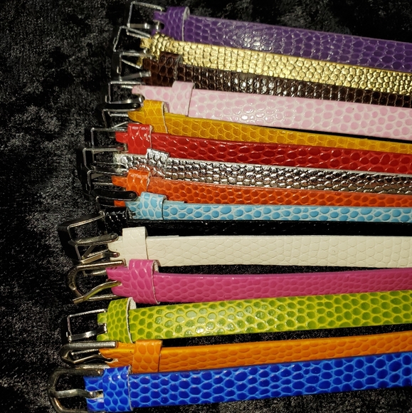 Jewelry - 80 Mixed Color Faux PU Leather Bracelet Wristband